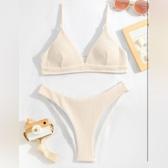 Women Sexy Bikini 2 Piece Summer Beach Tankini Set L NWOT - Picture 4 of 13